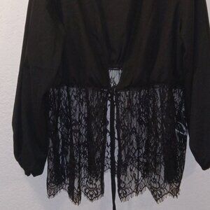 black lace blouse
